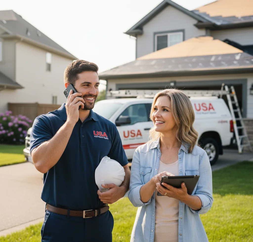 USA Roof Repair Experts customer support in Cazenovia